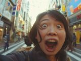 変顔女子　2025年10月12日